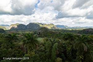 Viñales - panorama della valle con i magotes