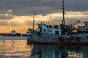 Cienfuegos - tramonto nel porto