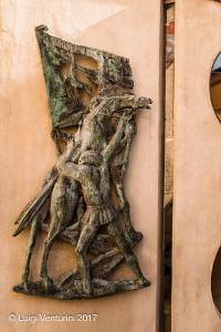 La Fonte della contrada  Imperiale della Giraffa - particolare