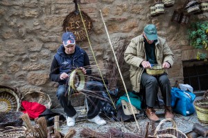 Pienza - cestai all'opera   